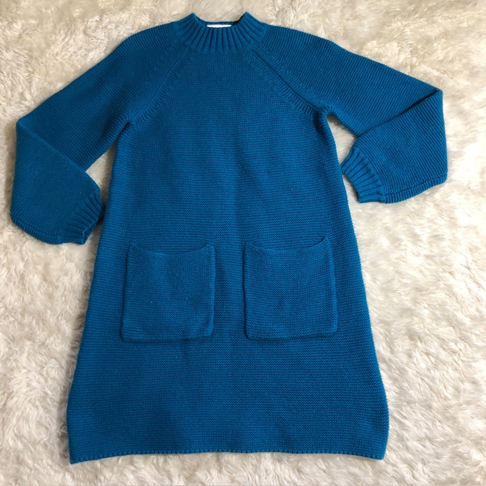 Hanna Andersson Blue Knit Dress